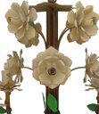 Ver imagem 3 de Lustre Ornamental Decorativo Para Sala de Estar Colonial - Marfim