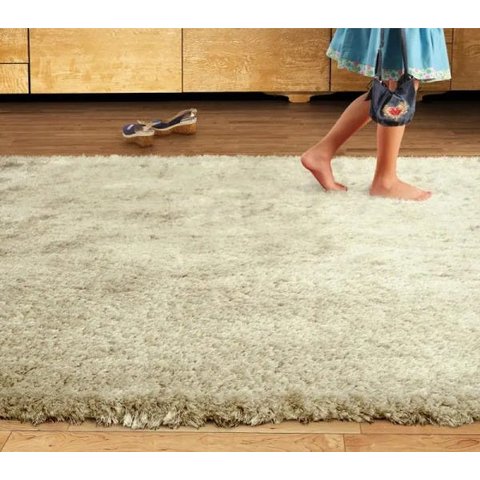 Tapete de Sala Joy Pérola 50 x 100cm Tapetes São Carlos