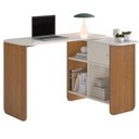 Ver imagem 3 de Mesa Escrivaninha Giratoria 3 em 1 Cinamomo Off White Arly