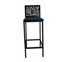 Ver imagem 4 de Banqueta Alta Astana Aço Carbono com Encosto – Assento Impermeável para Cozinha Bar Gourmet