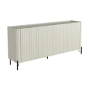 Ver imagem 2 de Buffet Mdf com Gaveta e Porta Brise L180 X A81,5cm Luna/preto F831b