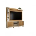 Ver imagem 1 de Home Theater 2 Portas Ripadas Montenegro Cinamomo-off White