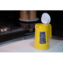 Chaleira Jarra Elétrica Thermo One Amarela CEL384 - Modelo novo design - 3