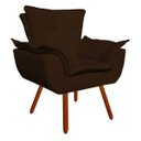 Ver imagem 2 de Kit 2 Poltronas Decorativas Opala Suede Marrom