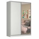 Ver imagem 7 de Guarda Roupa 165cm com Espelho 100% Mdf Branco Lilies Móveis