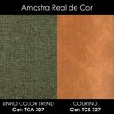 Ver imagem 4 de Poltrona Decorativa Maya Base Giratoria Linho Color Trend e Courino Tca 307 Tcs 727 Moll