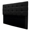 Ver imagem 3 de Cabeceira Cama Box Estofada King 195 Cm Bianca Suede Cor:preto