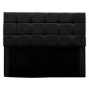 Ver imagem 1 de Cabeceira Cama Box Estofada King 195 Cm Bianca Suede Cor:preto