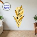 Ver imagem 1 de Adesivo Floral Boho Amarelo Estilo Nórdico 63x120 Minimalista Mod.03