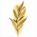 Ver imagem 3 de Adesivo Floral Boho Amarelo Estilo Nórdico 63x120 Minimalista Mod.03