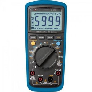 Multimetro Digital Et1649 Preto e Azul Minipa