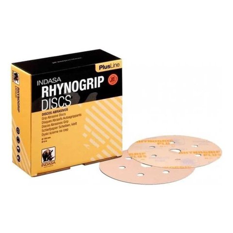 Disco Lixa D150 6F Rhynogrip Plus - P60 - Indasa
