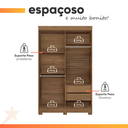 Ver imagem 6 de Guarda Roupas Solteiro 4 Portas 2 Gavetas Castro Andirá