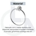 Ver imagem 4 de Porta Toalha Argola Stander