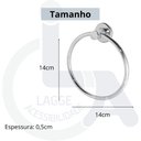 Ver imagem 2 de Porta Toalha Argola Stander