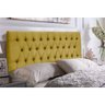 Cabeceira Painel Imperatriz 100Cm Cama Box Suede Amarelo - 2