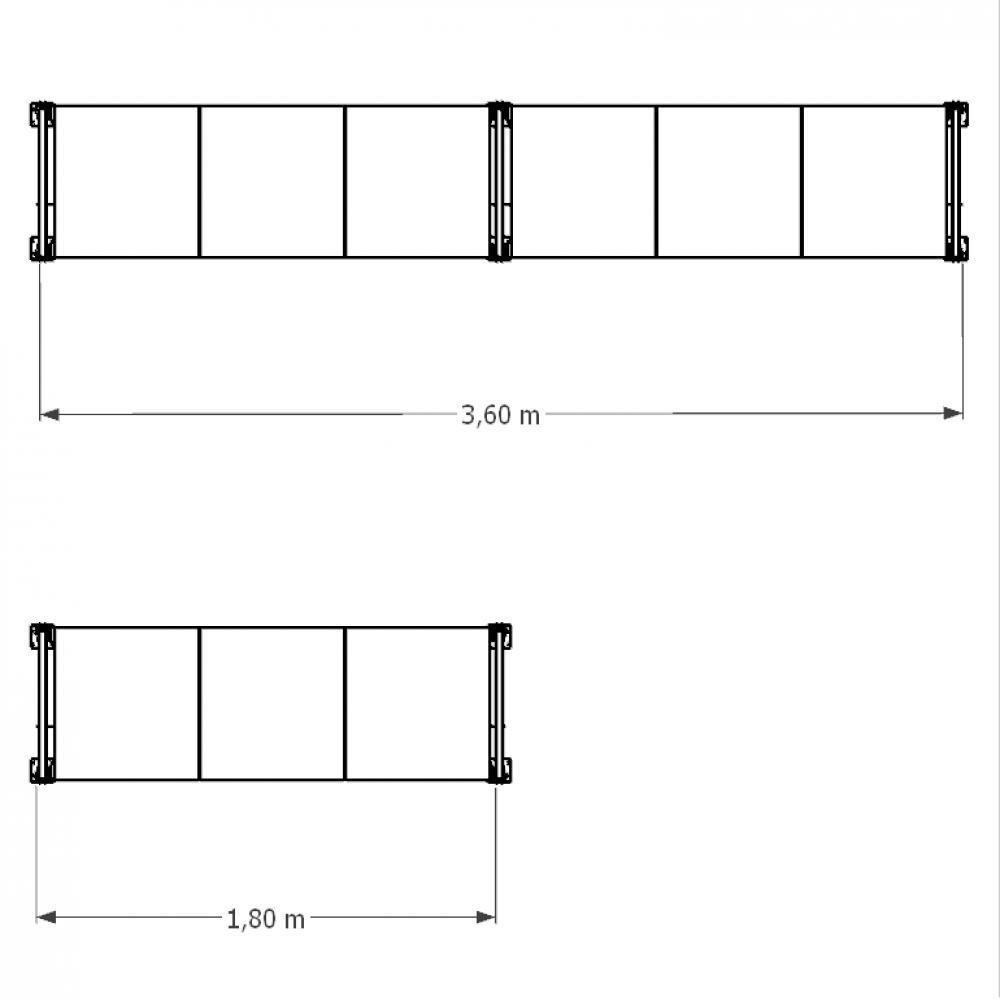 Mini Porta Pallet Inicial Continuação 250 Kg Nivel Conjunto Paletes Palete Módulo 200x180x60 - 3