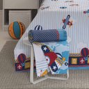 Ver imagem 6 de Jogo De Cama Infantil Santista 3 Peças 100% Algodão Aviões