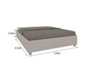 Ver imagem 4 de Cama Box Casal Queen Mônaco - Tcil Móveis - Off White