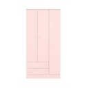 Ver imagem 5 de Kit Quarto de Bebê Doce Sonho com Berço com Rodízio Guarda Roupa 3 Portas e Colchão D18 130x60 Movel