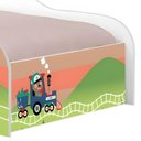 Ver imagem 5 de Cama Solteiro Trenzinho com Adesivo Infantil Bordas Arredondadas MDF Branco Casah