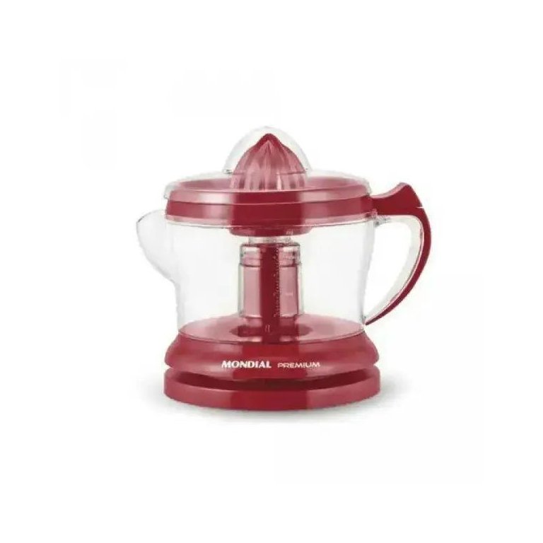 Espremedor de Frutas Premium Red E-23 30W, Vermelho, 220V - Mondial