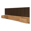 Ver imagem 3 de Cabeceira Estofada Suspensa Cama Casal Bulgária 