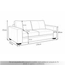 Ver imagem 4 de Sofá Decorativo Sala de Estar Champions 2 Lugares 150cm Couro Branco - Mozzelar