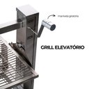 Ver imagem 5 de Kit Churrasqueira Gourmet 3 Águas Inox 304 100cm + Suporte Manual