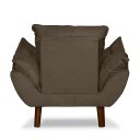 Ver imagem 3 de Mini Poltrona Cadeira Opala Infantil de Criança Suede