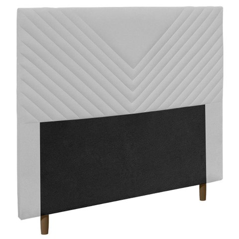 Cabeceira Cama Box Casal Viena 140Cm Corano Branco - Abmaza