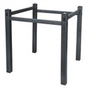 Ver imagem 1 de Pés para Mesa de Jantar Base de Mesa Quadrada 0,80 para Tampos de Vidro Madeira ou Granito Texturiza