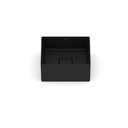 Ver imagem 3 de Terra Matte Black Cuba de Apoio Quadrada S/ Mesa 30x30x12 Cm - Roca Louça Roca Louças
