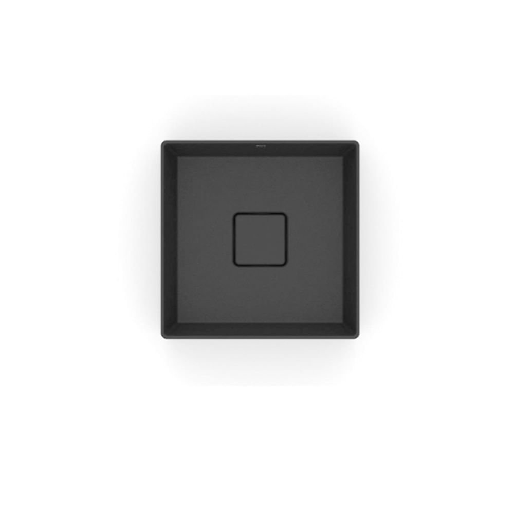 Terra Matte Black Cuba de Apoio Quadrada S/ Mesa 30x30x12 Cm - Roca Louça Roca Louças - 2