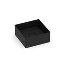 Ver imagem 1 de Terra Matte Black Cuba de Apoio Quadrada S/ Mesa 30x30x12 Cm - Roca Louça Roca Louças