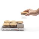 Ver imagem 5 de KIT DE 6 POTES DE MANTIMENTOS DE 110ML COM TAMPA DE BAMBU - OIKOS