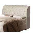 Ver imagem 5 de Cabeceira Antonella Estofada Bege para Cama Box Queen 160cm com Bau Organizador