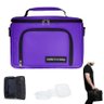 Bolsa Térmica Bag Média Academia Fitness Lanche 3 Refeição Lilás - Elb - 1