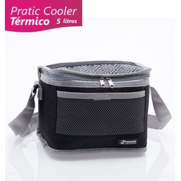 Cooler Bolsa Térmica 5 Litros Preta - Paramount - 1