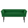 Banco Estofado Jolly 1,20m Suede Verde - AM Interiores - 1