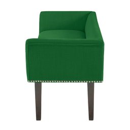 Banco Estofado Jolly 1,20m Suede Verde - AM Interiores - 2