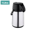 Garrafa Térmica 1 Litro Exclusiva Inox Água Café - Soprano - 1