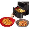 FORMA DE SILICONE FLEXÍVEL REUTILIZÁVEL PARA AIR FRYER - 3