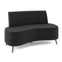 Ver imagem 7 de Sofá Living Decorativo 2 Lugares 1,60M Katara Cinza Escuro Veludo G33 - Gran Belo