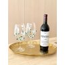 Taças de Cristal Vinho 580 Ml Bohemia Titanium Decorado com Mini Gemas 2 Un - 2