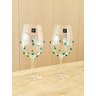 Taças de Cristal Vinho 580 Ml Bohemia Titanium Decorado com Mini Gemas 2 Un - 1