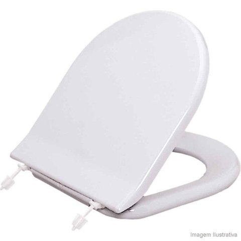 Assento sanitário almofadado Calypso branco Astra