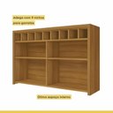 Ver imagem 6 de Cozinha Modulada Imperatriz 3 Peças 100% MDF Marrom/Off White - Nesher
