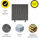 Ver imagem 4 de Cabeceira Cama Casal Queen Size 160 Cm Catarina Suede e Frame:cinza