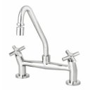 Ver imagem 1 de Misturador para Cozinha 1256 com Bica Móvel de Mesa Slim Cross - Perflex